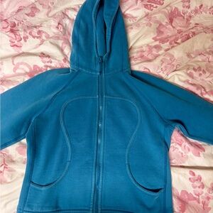 Vintage Lululemon Scuba in Teal Blue